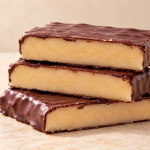 Turrón artesanal de mazapán y yema bañado en chocolate