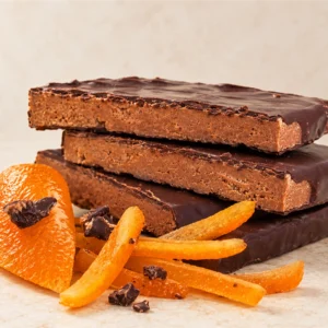 Turrón artesanal trufado de naranja confitada y aceite de oliva virgen extra