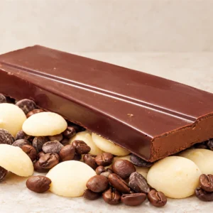 Turrón artesanal trufado de café de tueste natural