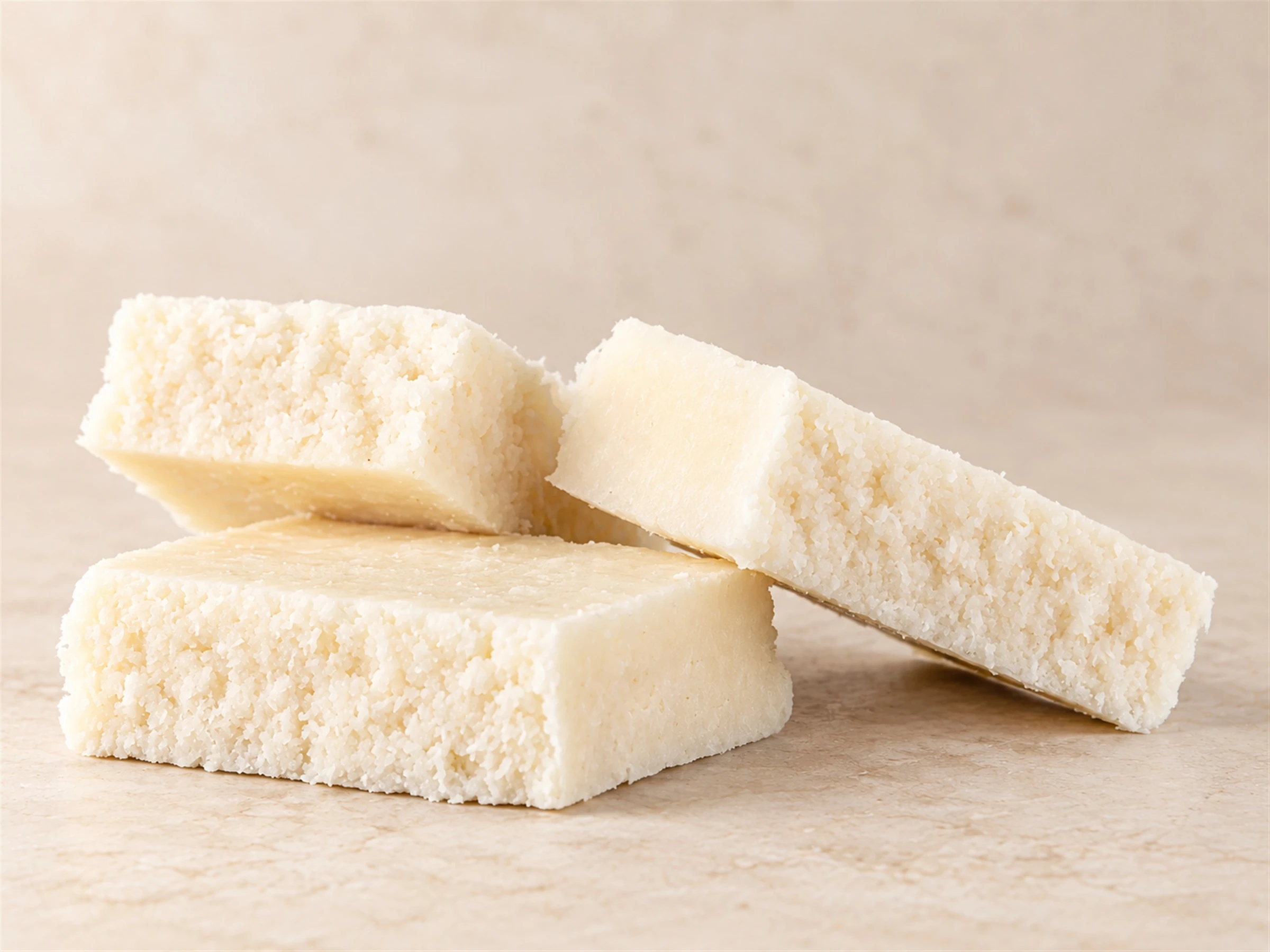 Turrón artesanal de coco rallado